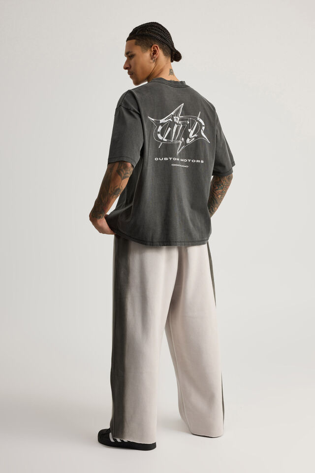 Notion Ultra Baggy Trackpant, NTN PEBBLE SPRAY