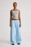 Classic Wide Leg Trackpant, AIRY BLUE - alternate image 2