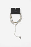 Layered Festive Necklace, SILVER - example image 2