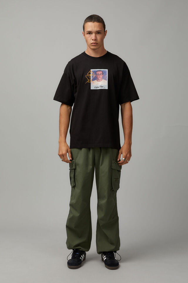 Keith Haring T Shirt, LCN KEI BLACK/KEITH HARING PHOTO