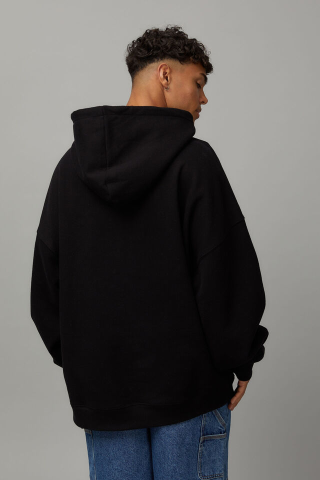 The Simpsons Baggy Hoodie, LCN SIM BLACK/HOMER HEDGE