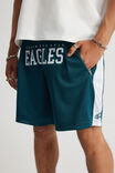 Nfl Basketball Short, LCN NFL GREEN/PHILADELPHIA EAGLES SPORTY PA - alternate image 4