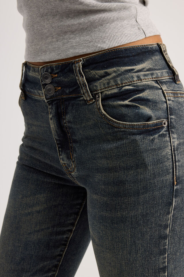 Stretch Bootleg Jean, MIDNIGHT INDIGO