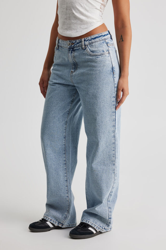 Mid Rise Baggy Jean, 90S BLUES