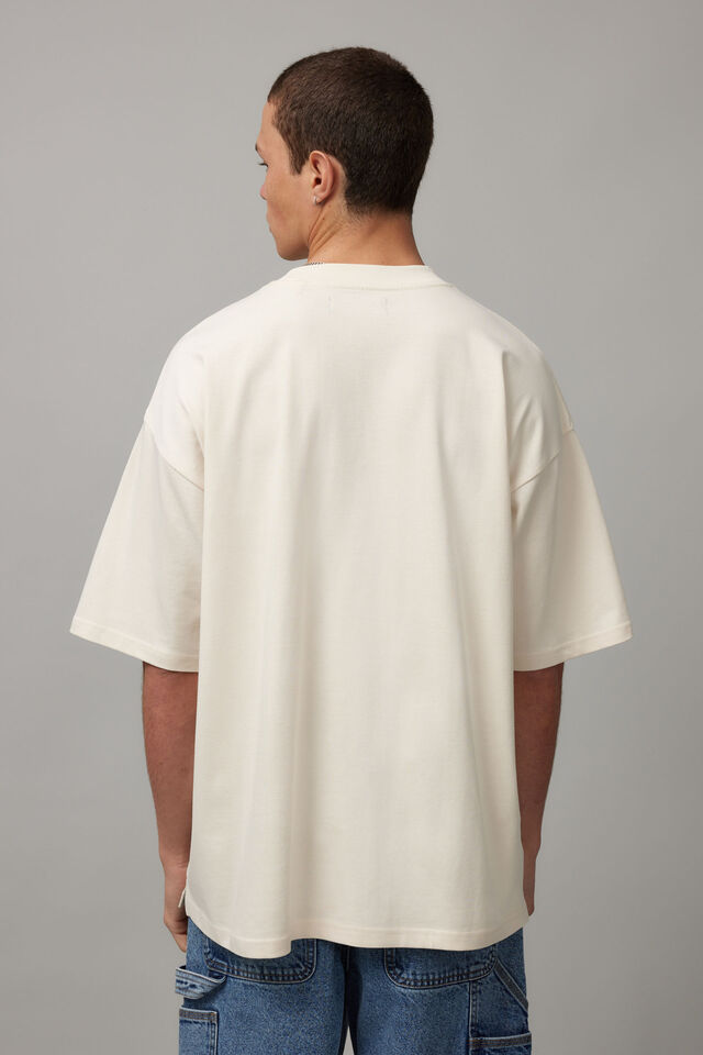 Heavy Weight Box Fit Graphic Tshirt, UC OFF WHITE/NY SQUARE