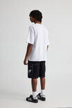 Sesame Street X Half Half Denim Painter Short, LCN SES CLEAN BLACK/SESAME STREET BIG BIRD - alternate image 3