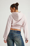 Notion Corset Zip Through Hoodie, NTN WASHED PINK DUST/OBLIVION 75 - alternate image 3