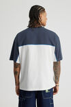Half Half Box Fit Panelled Graphic Tshirt, HH CLOUD/SEAL PILL LOGO - alternate image 3