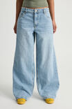 Mid Rise Baggy Jean, MADRID BLUE - alternate image 1