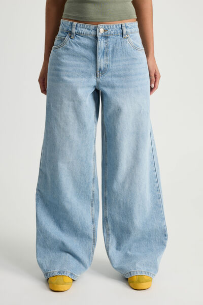 Mid Rise Baggy Jean, MADRID BLUE