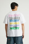 Half Half Heavyweight Core Fit Tshirt, HH WHITE/STACKER - example image 3