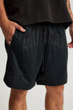 Nfl Basketball Short, LCN NFL BLACK STEALTH RAIDERS/COLLEGIATE CRV - alternate image 2