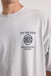 Box Fit Nba T Shirt, LCN NBA SILVER MARLE/KNICKS CLASSIC - alternate image 4