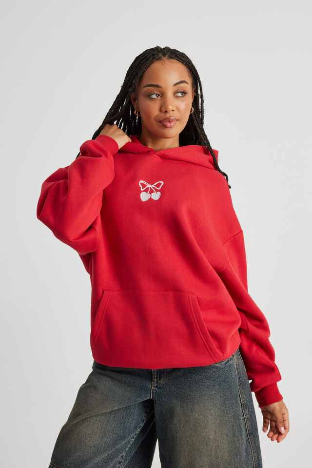 Original Hoodie, RANCH RED/MON CHERI