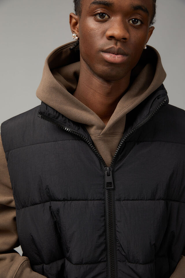 Everyday Puffer Vest, BLACK