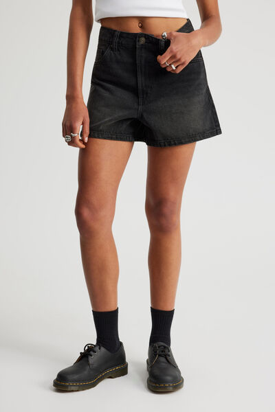 90 S Classic Denim Short, MAGNETIC BLACK