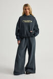 Chloe Hoodie, WASHED NAVY/AWAKE - alternate image 2