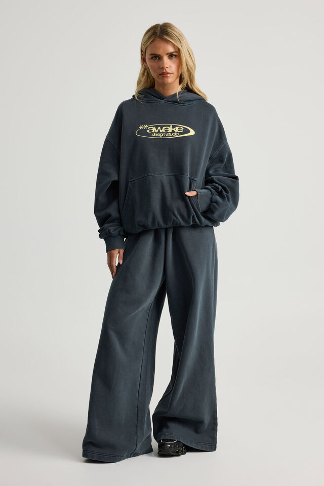 Chloe Hoodie, WASHED NAVY/AWAKE