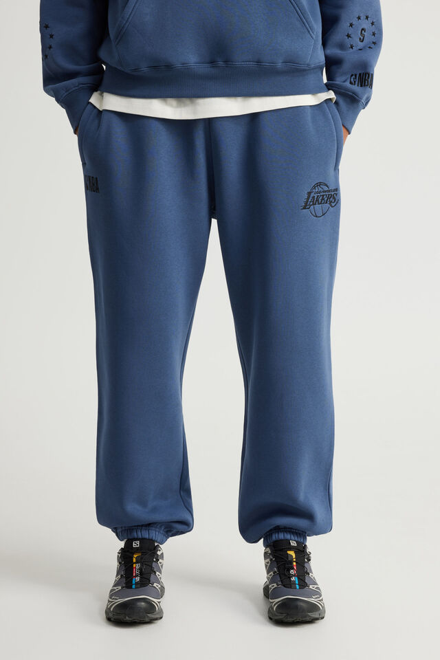 Nba Track Pant, LCN NBA BLUE AURA/LA LAKERS