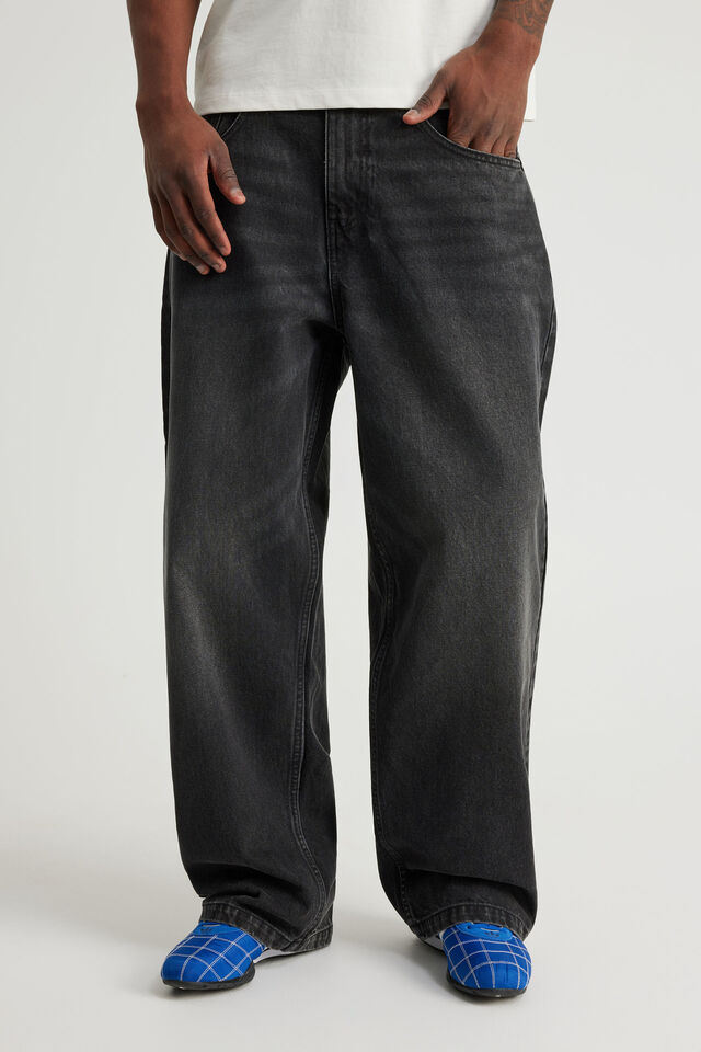 Open Gallery Baggy Jean, BLACK ASH