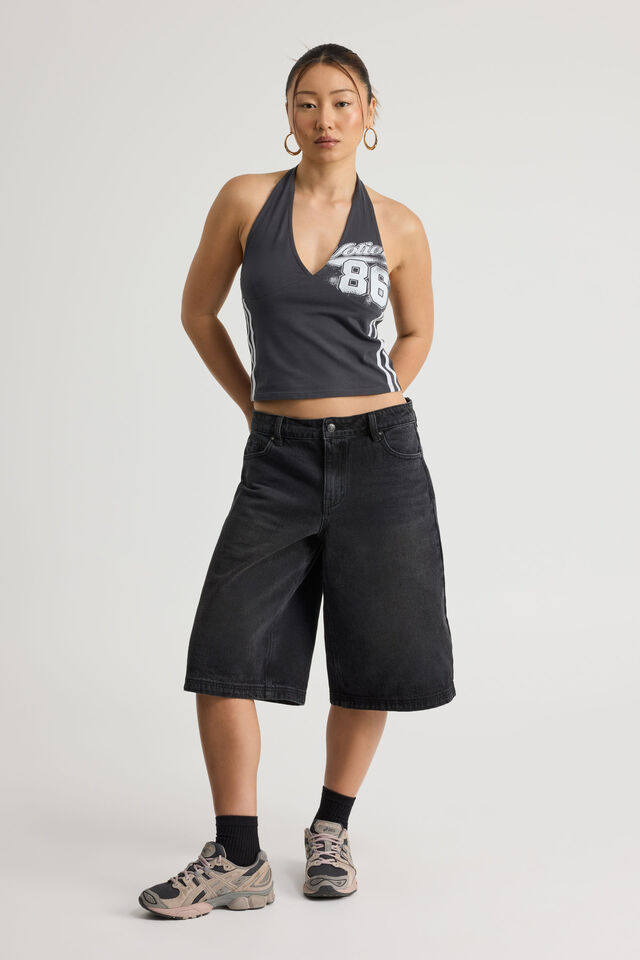 Mega Baggy Jort, MIDNIGHT BLACK_GRL WRLD