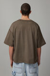 Boxy Cropped Tshirt, WASHED CEDAR - alternate image 3