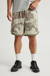 Nfl Basketball Short, LCN NFL TONAL CAMO/RAIDERS STEALTH - alternate image 2
