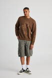 Toy Story X Half Half Crew Knit, LCN DIS BROWN/TOY STORY WOODY - alternate image 2