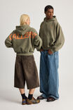 Open Gallery Boxy Hoodie, OG WASHED PORTLAND MOSS/EVOLUTION - alternate image 2