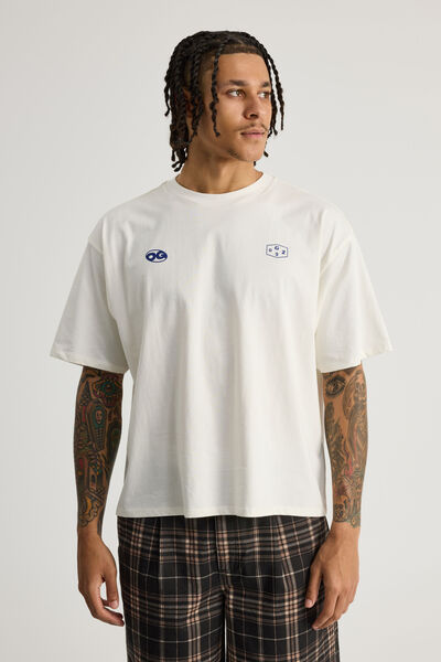 Open Gallery Box Fit Tshirt, OG CLOUD/LINE UP