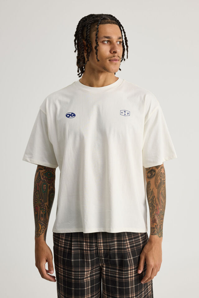 Open Gallery Box Fit Tshirt, OG CLOUD/LINE UP