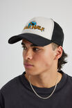 Lcn Sesame Street Trucker Cap, LCN SESAME ST COOKIE MONSTER BLACK - alternate image 2