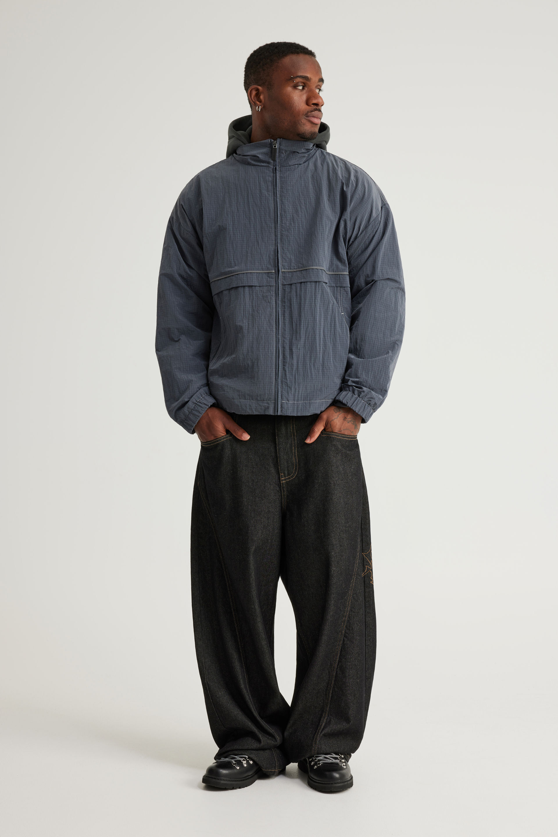 Men's Grey Authentics Spray Jacket | Factorie Australia