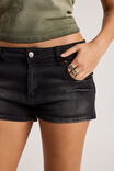 Stretch Denim Short, EXTREME BLACK WASH - alternate image 4