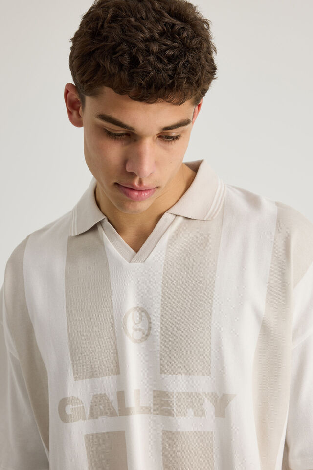 Open Gallery Cropped Sports Jersey, OG CLOUD/PUMICE GALLERY CITY