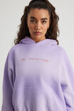 Notion Boxy Hoodie, NTN WASHED LIGHT IRIS/RIOT - alternate image 4