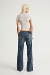Twin Peak Bootcut Jean, LUNA INDIGO/PKT EMB - example image 3