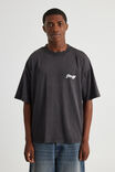 Notion Heavy Weight Box Fit Graphic Tshirt, NTN WASHED BLACK ACID/GENESIS - alternate image 3