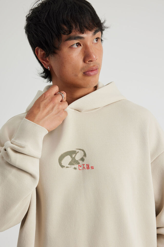 Notion Hoodie, NTN WASHED PEBBLE /NIHILISM