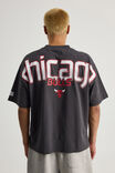 Heavy Weight Box Fit Nba Tshirt, LCN NBA SLATE/CHICAGO BULLS Y2K SUPERSCRIPT - alternate image 3