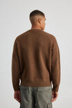 Toy Story X Half Half Crew Knit, LCN DIS BROWN/TOY STORY WOODY - alternate image 3
