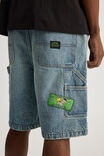 Cartoon Network X Half Half Baggy Painter Short, LCN WB NIAGARA BLUE/CARTOON NETWORK CASH - alternate image 5