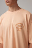 Heavy Weight Box Fit Graphic Tshirt, HH ORANGE/HALF HALF RECORDS - alternate image 4