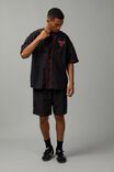 Nba Baseball Shirt, LCN NBA BLACK/COLLEGIATE BULLS - alternate image 5