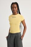 Fitted Graphic Tee, SAFFRON/OPEN GALLERY IDEAS DEPT - alternate image 3