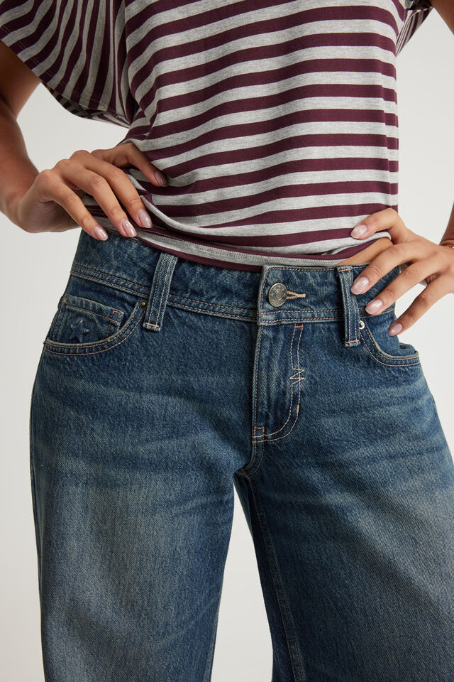 Era Low Super Wide Jean, AFTERGLOW BLUE