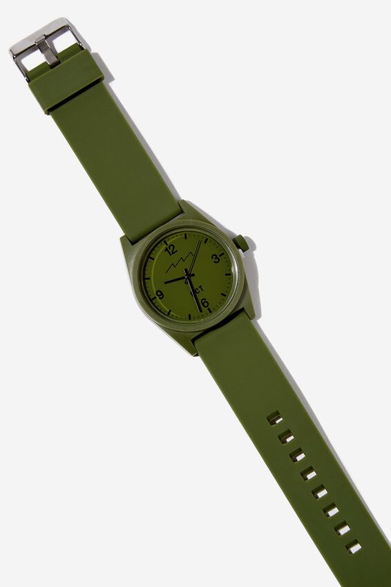 Silicone Watch, KHAKI