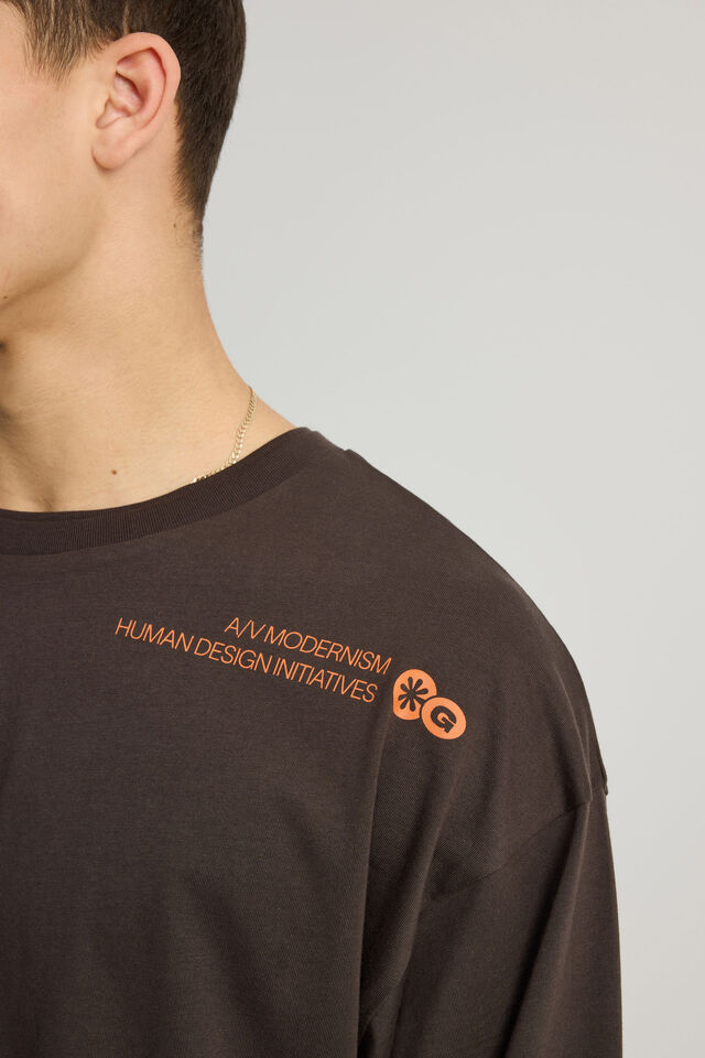 Open Gallery Cropped Long Sleeve Tshirt, OG SHADOW/PARALLEL DIVISION