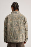 Half Half Washed Coach Jacket, HUNTER CAMO - alternate image 3