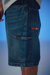 Half Half Painter Baggy Denim Short, DESERT HORIZON - example image 2